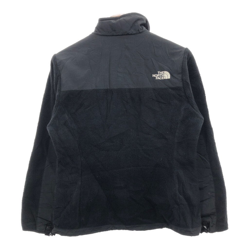 THE NORTH FACE ノースフェイス デナリジャケット POLARTEC ポーラテック フリース アウトドア ブラック (レディース M) 中古 古着 P8391_画像2