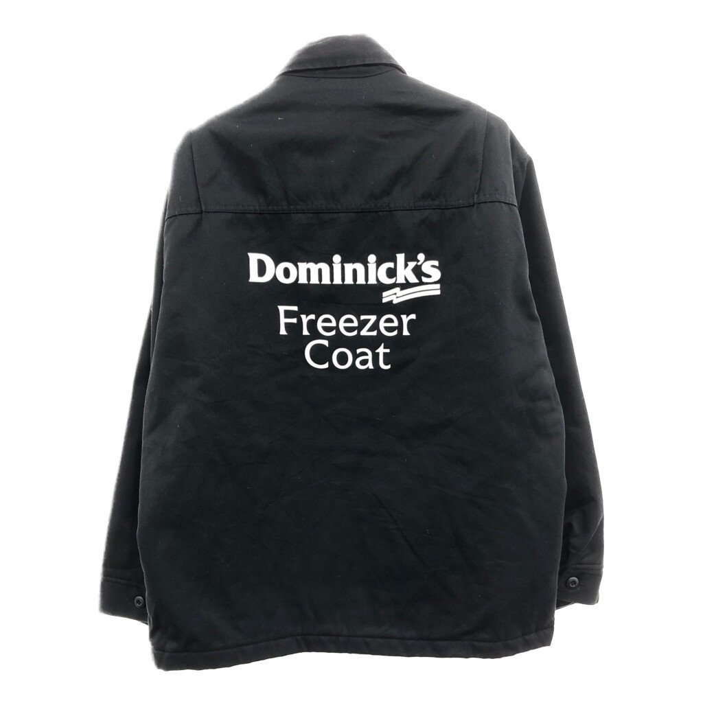 90年代 Dickies ディッキーズ ワークジャケット Dominick's Freezer Coat アウター ブラック (メンズ X-LARGE) 中古 古着 P8318_画像2