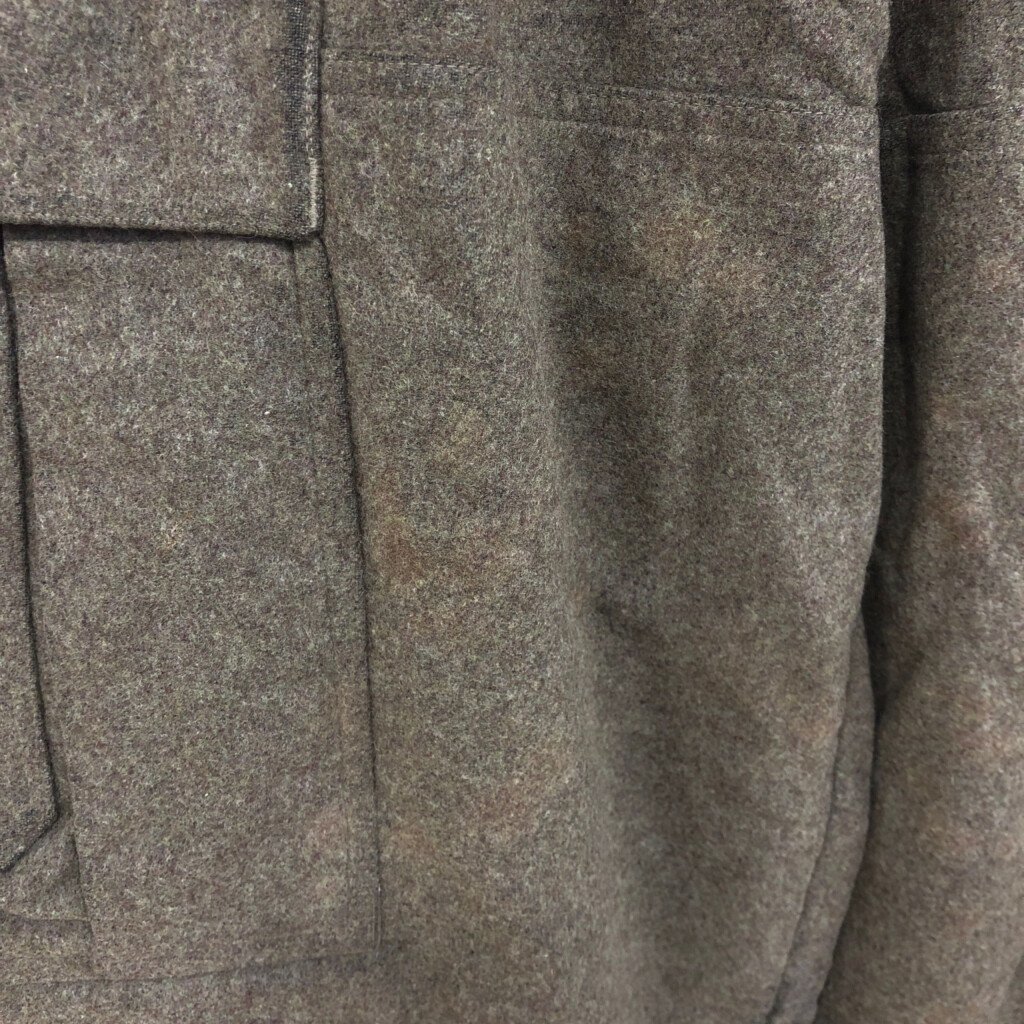 60年代 ドイツ軍 ウール カーゴ パンツ 大きいサイズ ミリタリー ユーロ オリーブ (メンズ W42相当) P3534 1円スタート_画像5