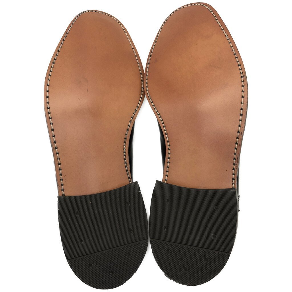  неиспользуемый товар USA производства CLOUD CLUB U chip кожа обувь вне перо тип черный ( мужской 28cm соответствует ) б/у б/у одежда KA0615