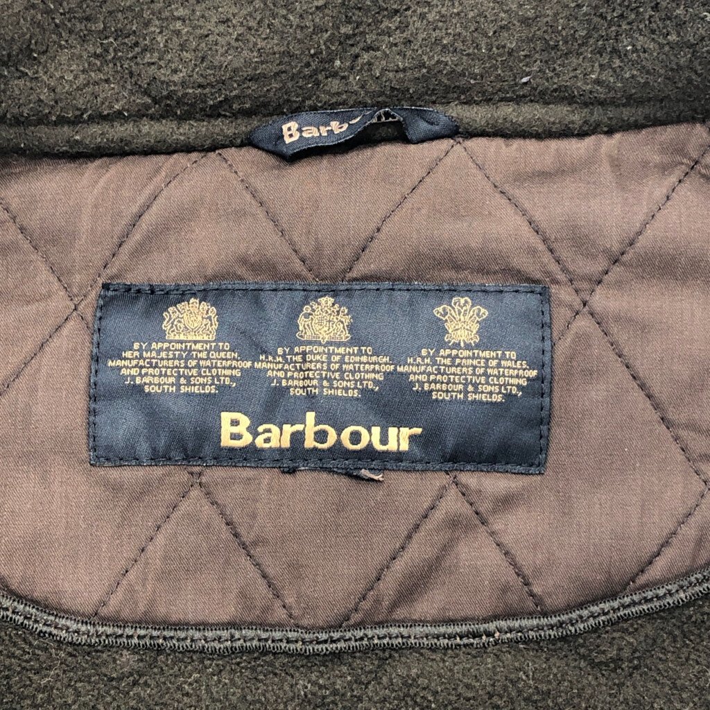 Barbour バブアー SOFT DURACOTTON POLARQUILT キルティングジャケット ブラウン (レディース L相当) P4056 1円スタート_画像6