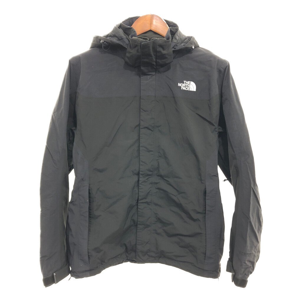 THE NORTH FACE ノースフェイス GORE-TEX ゴアテックス マウンテンパーカー アウトドア 防水 ブラック (メンズ S) 中古 古着 P9170