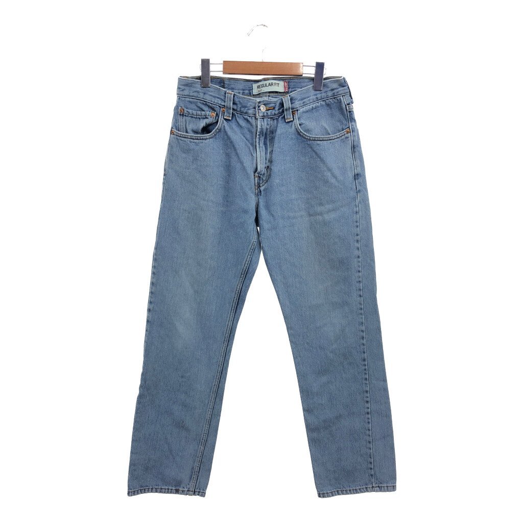 Levi's リーバイス 505 レギュラーフィット デニムパンツ ボトムス アメカジ ブルー (メンズ 32/32) 中古 古着 P9283_画像1