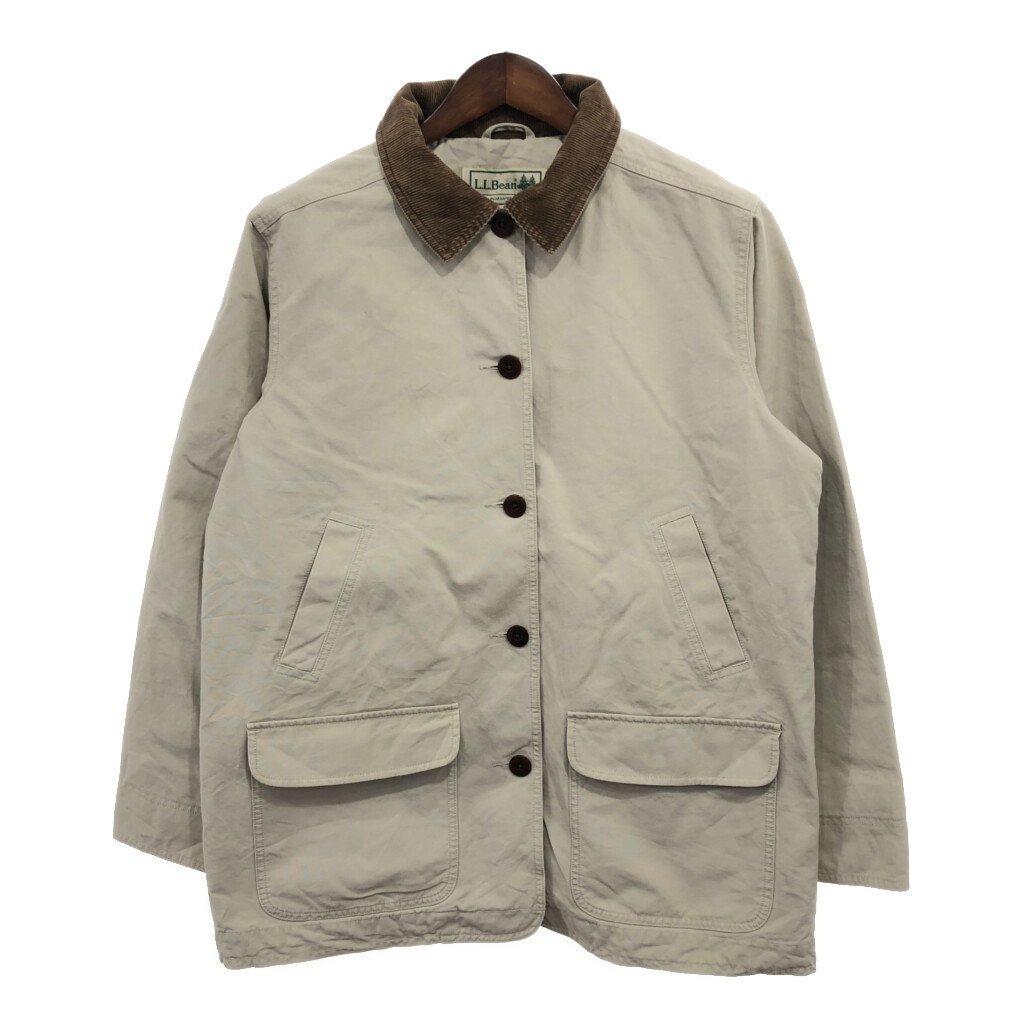 【激安】 L.L.Bean 90年代 エルエルビーン P8749 古着 中古 XL) (レディース ベージュ アウトドア アウター ハンティングジャケット 女性用