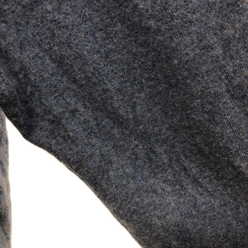 Tasso Elba カシミヤ ニット ポロシャツ セーター トップス 大きいサイズ ブルー (メンズ XXL) 中古 古着 P8863_画像3