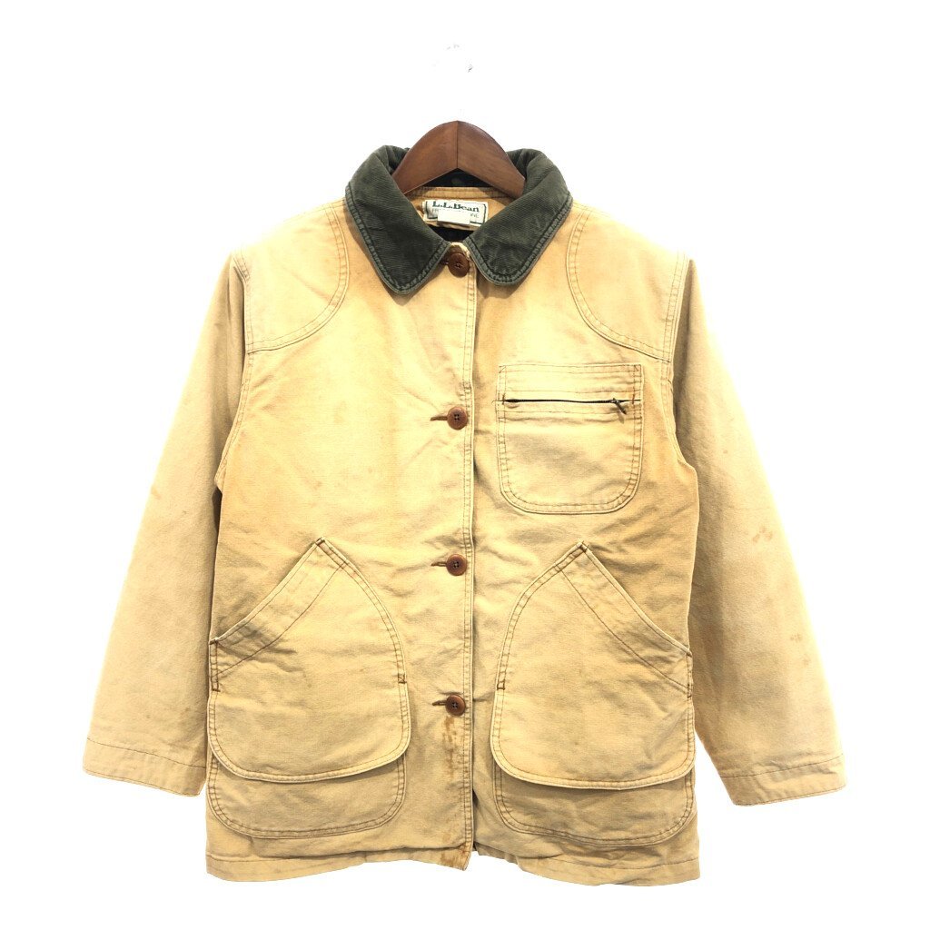 工場直売 ヴィンテージ アウトドア アウター ハンティングジャケット エルエルビーン L.L.Bean USA製 70年代 ベージュ P9236 古着 中古 S) (メンズ 男性用
