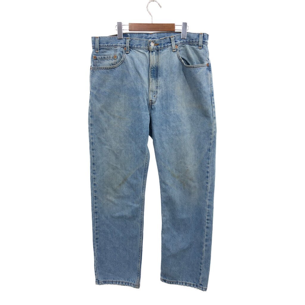 2000年代〜 Levi's リーバイス 505 ストレート デニムパンツ ボトムス アメカジ 大きいサイズ ブルー (メンズ W38 L30) 中古 古着 P9437_画像1