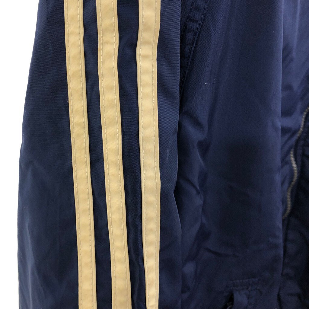 90年代 adidas アディダス リバーシブル パーカー ジャケット アウター スポーツ ブルー (メンズ M) 中古 古着 P9478