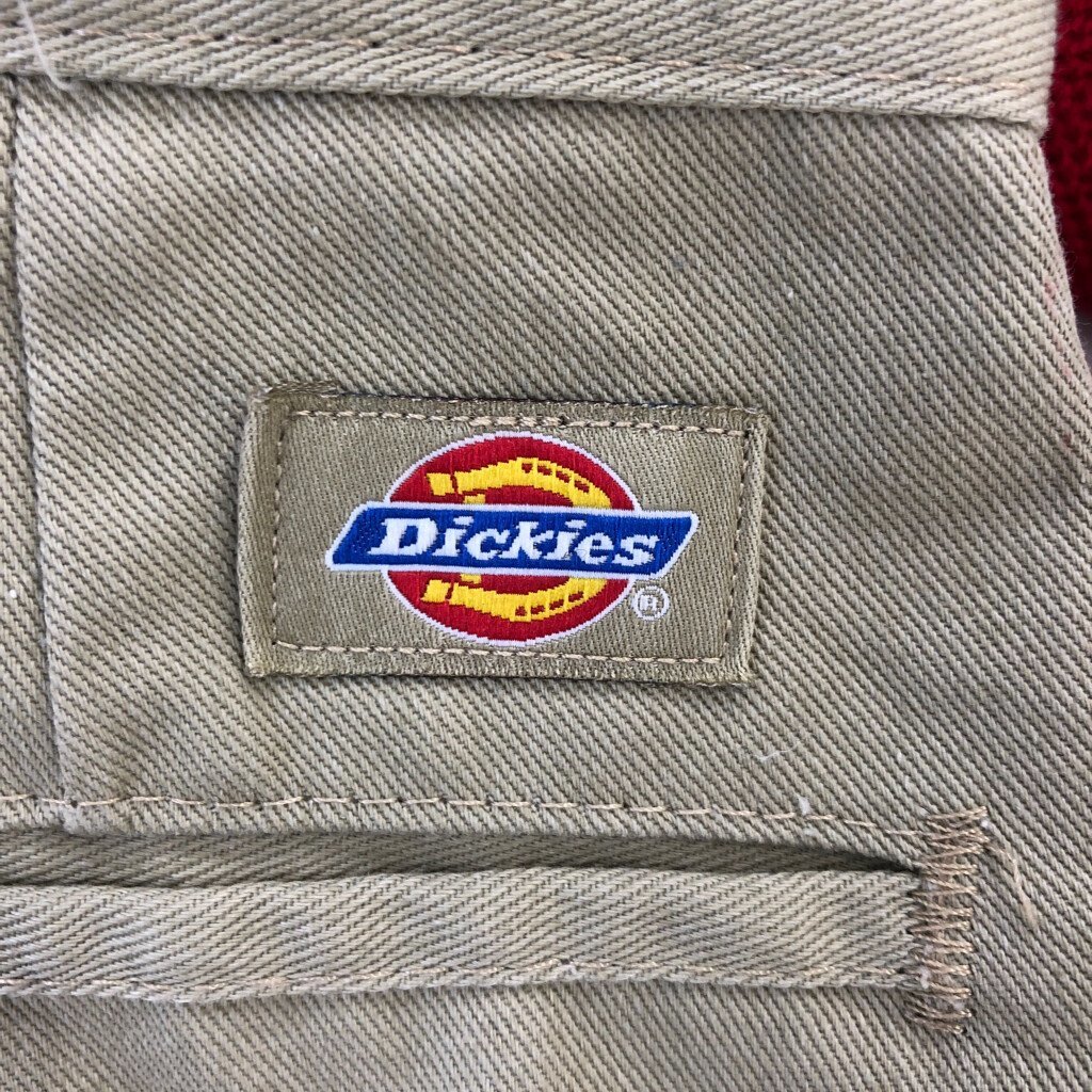 Dickies ディッキーズ 874 ワークパンツ ボトムス 大きいサイズ カーキ (メンズ 38×30) 中古 古着 P9600_画像6