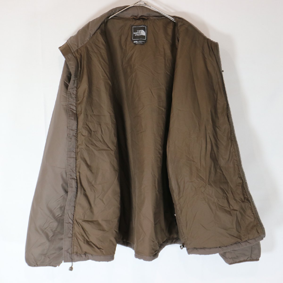 SALE///// THE NORTH FACE ノースフェイス 中綿マウンテンパーカー ナイロンジャケット アウトドア キャンプ 茶色 ( メンズ XL ) M6202_画像6