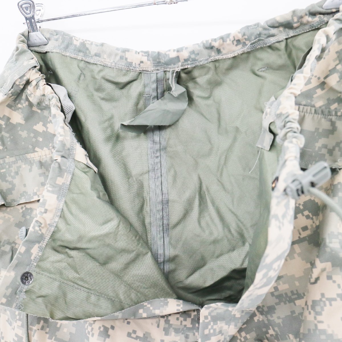 SALE///// 00年代 米軍実物 US,MILITARY ゴアテックスパンツ ミリタリー アメリカ軍 戦闘服 撥水 デジタルカモ ( メンズ XL-L ) M4945の画像6