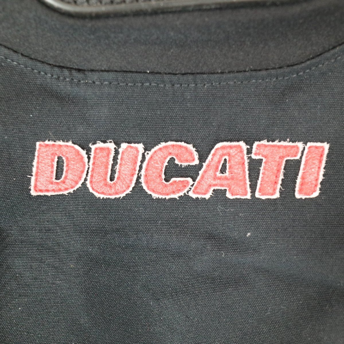 DUCATI レーシングジャケット バイク モーターサイクル バイカー バイク 走行用 ブラック ( メンズ 52 ) 中古 古着 M6562_画像3