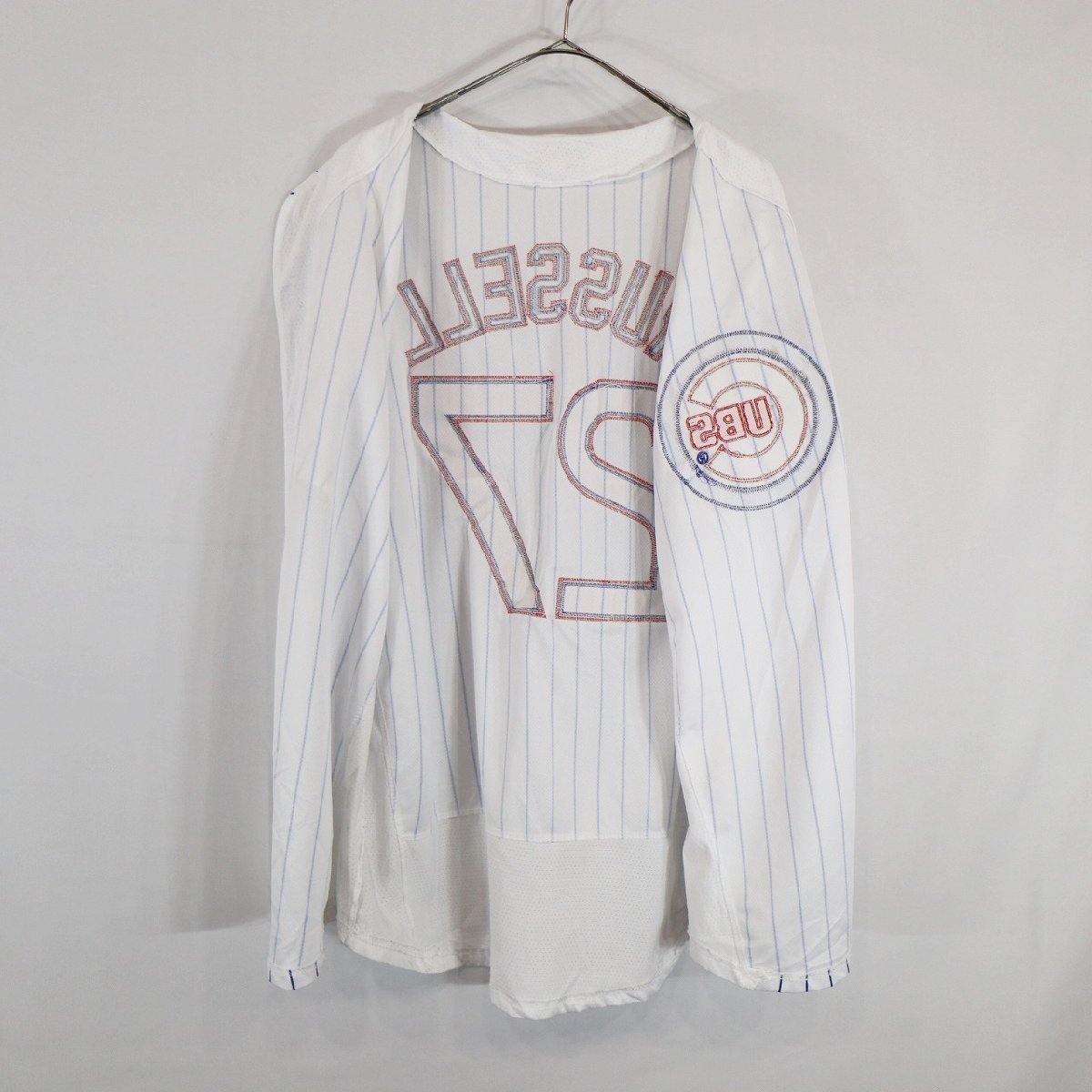 SALE///// Majestic MLB シカゴ・カブス ゲームシャツ ユニフォーム プロチーム 野球 ホワイト ( メンズ Mサイズ相当 ) N0594の画像8