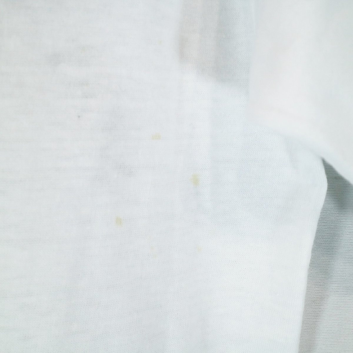 SALE///// 90s USA製 Stedman アップル 企業ロゴ 半袖 プリントＴシャツ 英文字 ホワイト ( メンズ M ) N0426_画像6