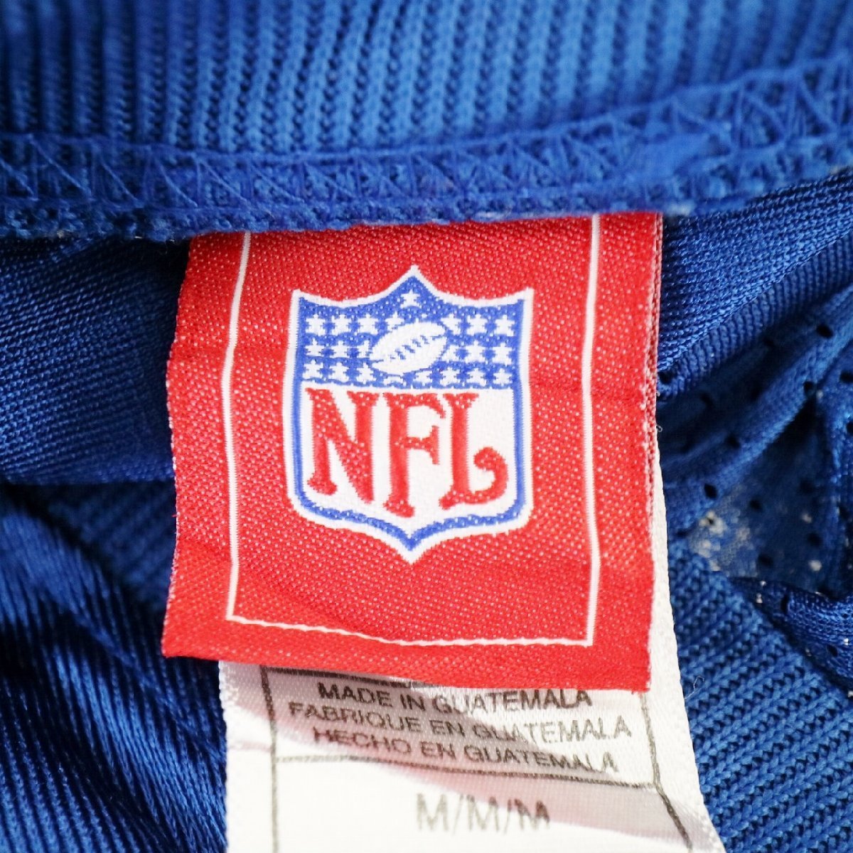SALE///// Reebok リーボック NFL インディアナポリス・コルツ 半袖 ゲームシャツ プロチーム アメフト ブルー ( メンズ M ) N0326_画像9