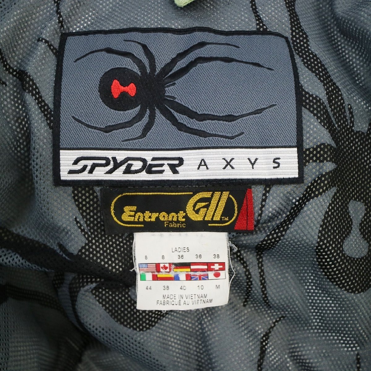 SALE///// SPYDER スパイダー ナイロンジャケット アウトドア キャンプ 防寒 アウター ライトブルー ( レディース M ) N1902の画像8