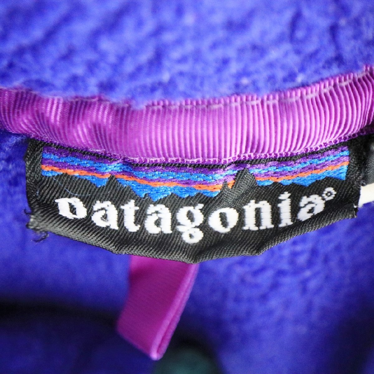 SALE///// 90s patagonia パタゴニア スナップT アウトドア キャンプ 防寒 アウター ブルー ( メンズ M ) N1815_画像9