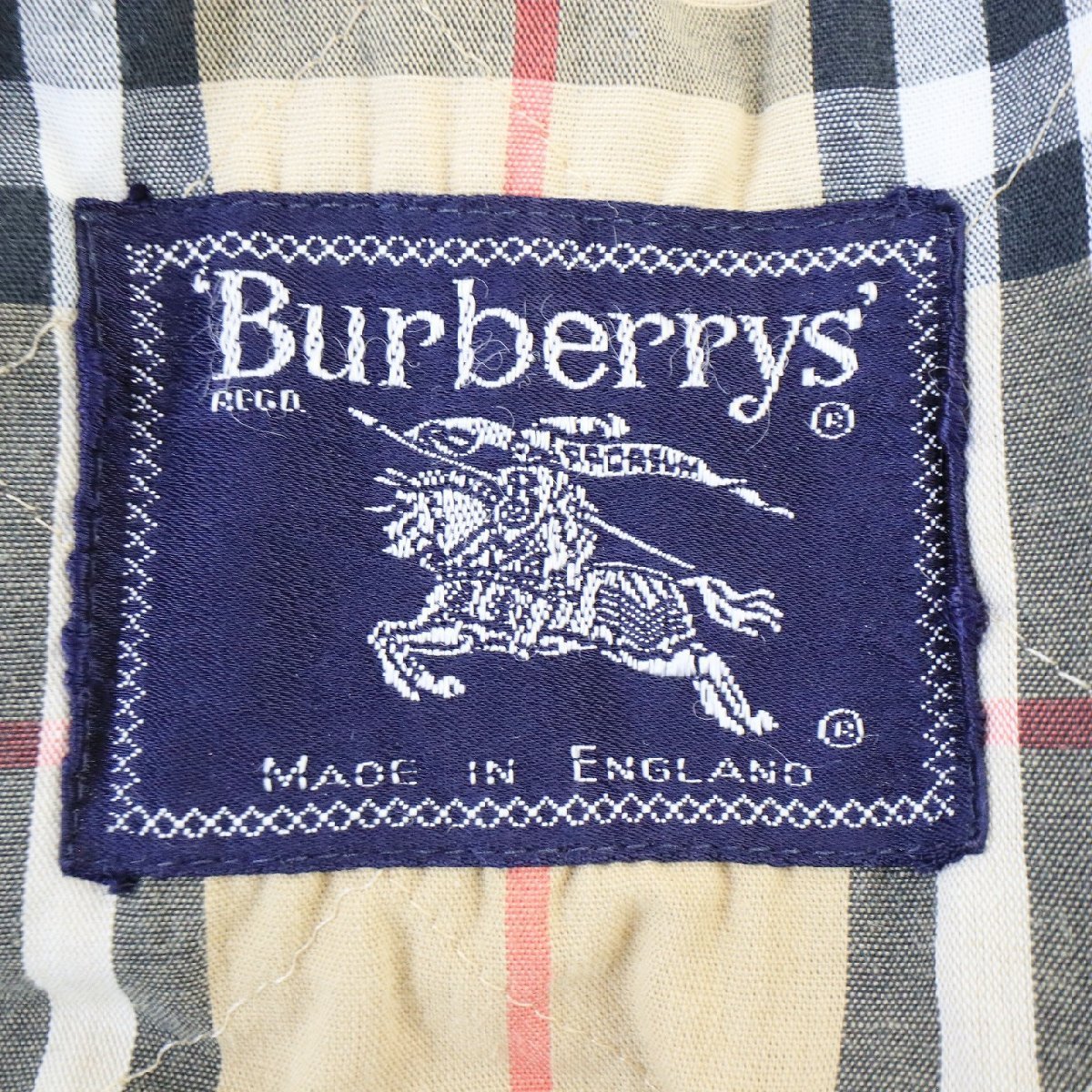 SALE///// 90s イングランド製 Burberrys バーバリー コットン ジャケット アウトドア ベージュ ( レディース Mサイズ相当 ) N2388_画像10