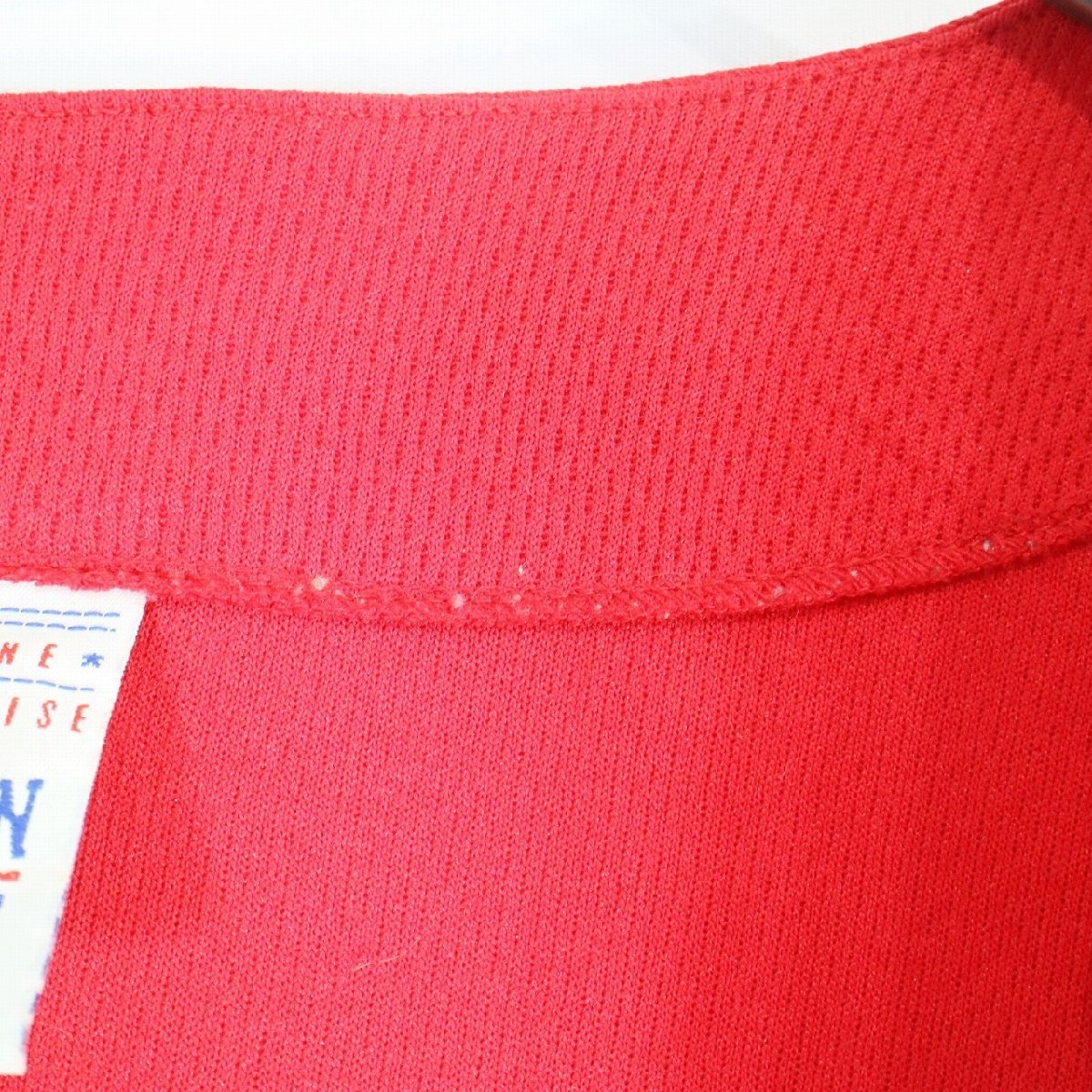 SALE///// 90ｓ TRUE FAN MLB セントルイス・カージナルス 半袖 ゲームシャツ プロチーム 野球 ベースボール レッド ( メンズ L ) N2870_画像4