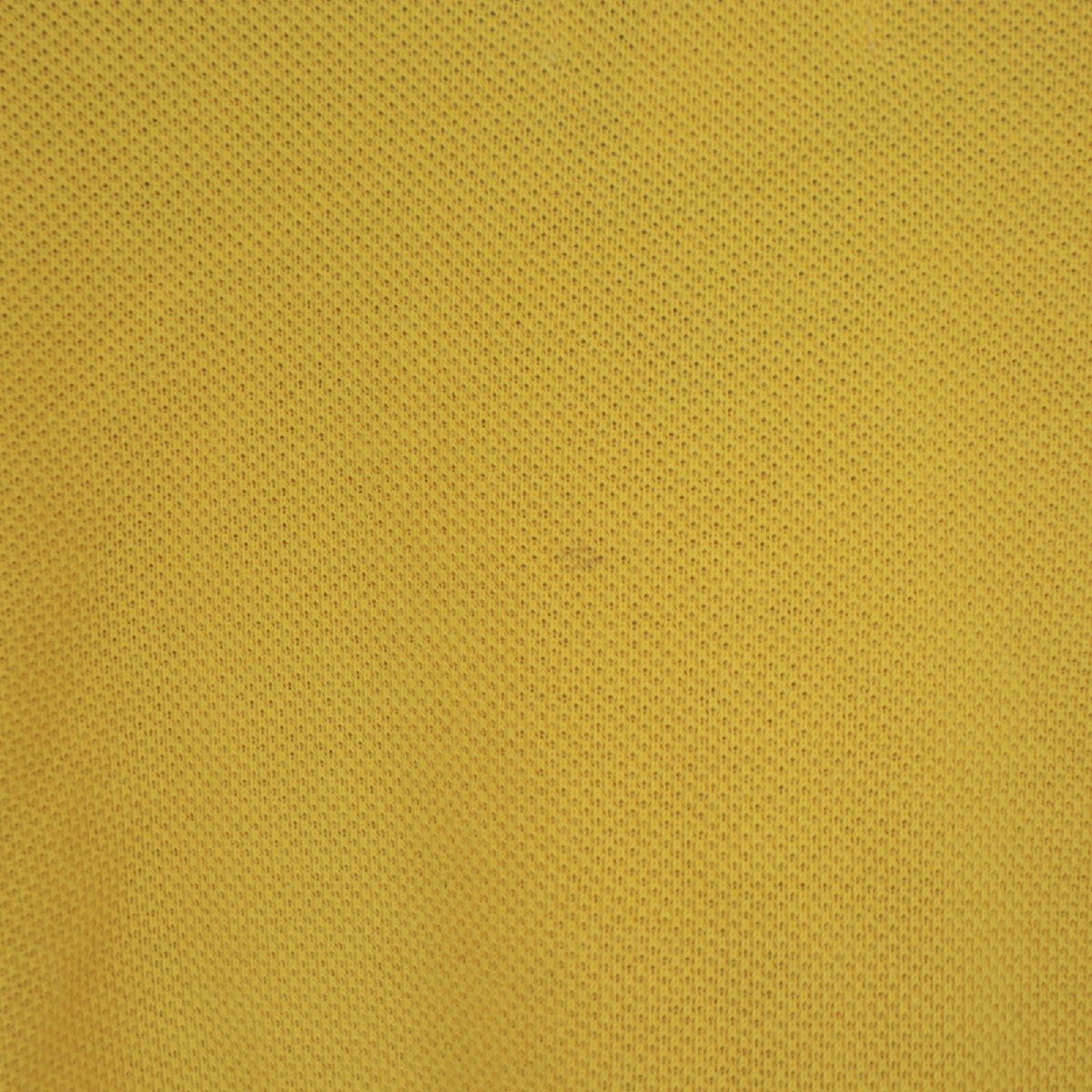SALE///// Calvin Klein カルバンクライン 半袖 ポロシャツ ハーフジップ 無地 イエロー ( メンズ XL ) N3283_画像3