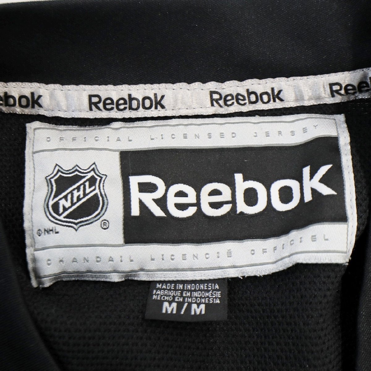 SALE///// Reebok リーボック NHL ピッツバーグ・ペンギンズ ゲームシャツ プロチーム ホッケー ブラック ( メンズ M ) N3801