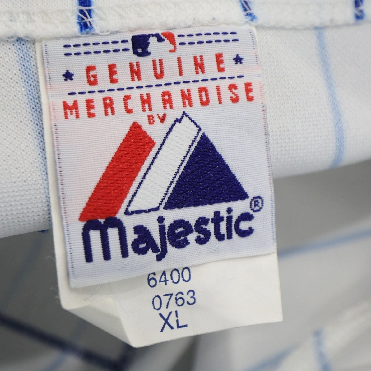 SALE///// majestic MBL 半袖 シカゴ・カブス ベースボールシャツ 野球 スポーツ プロチーム ホワイト ( メンズ XL ) N3849の画像10