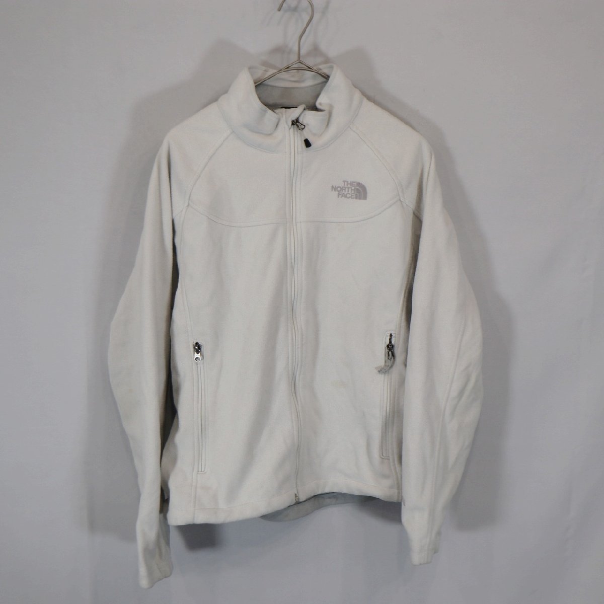 SALE///// THE NORTH FACE ノースフェイス WIND WAIL ナイロンジャケット アウトドア キャンプ 防寒 ホワイト ( レディース L ) N3970_画像1