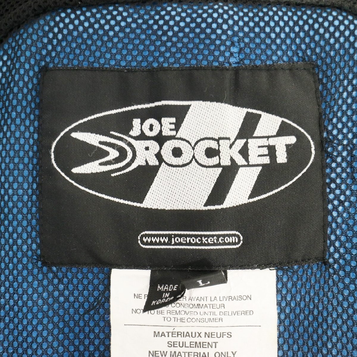 SALE///// JOE ROCKET ジョーロケット メッシュ地 レーシングジャケット モトクロス バイクウェア ブラック ( メンズ L ) N3880_画像7