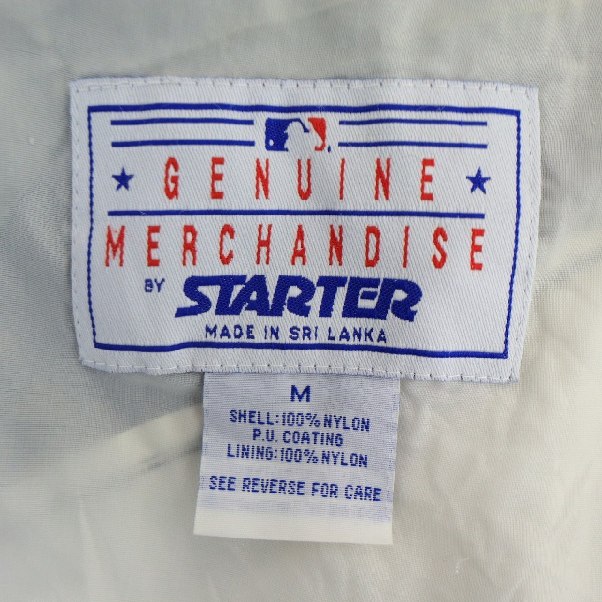 SALE///// STERTAR スターター MLB コロラド・ロッキーズ ナイロン ジャケット プロチーム 野球 ブラック ( メンズ M ) N4390_画像10