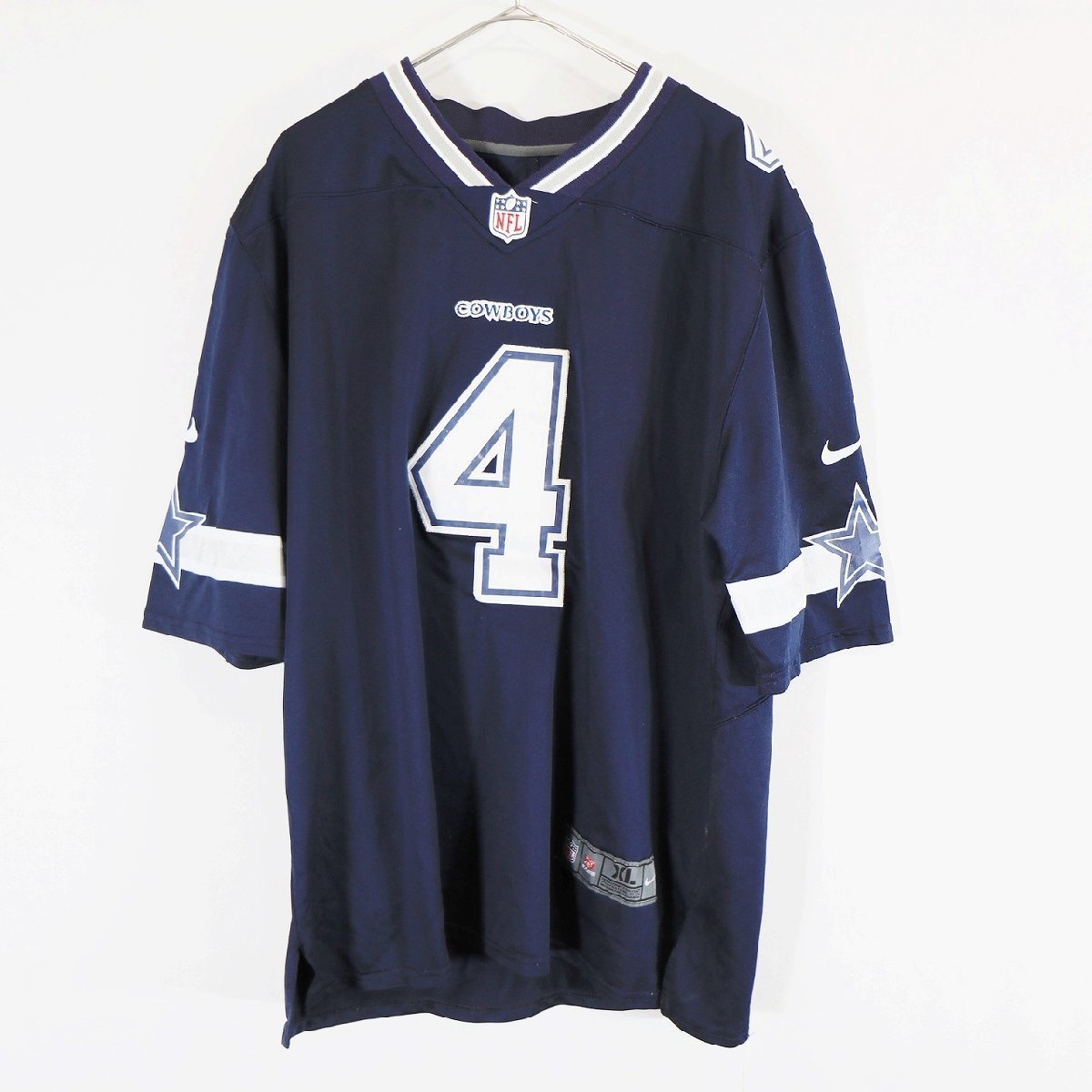 SALE///// NIKE ナイキ ゲームシャツ ストリート プロチーム NFL カウボーイズ ネイビー ( メンズ XL ) N4450_画像1