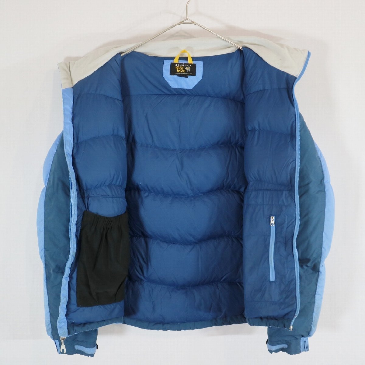 SALE///// MOUNTAIN HARD WEAR マウンテンハードウェア ダウンジャケット マウンテンジャケット ブルー ( レディース L ) N4698_画像7