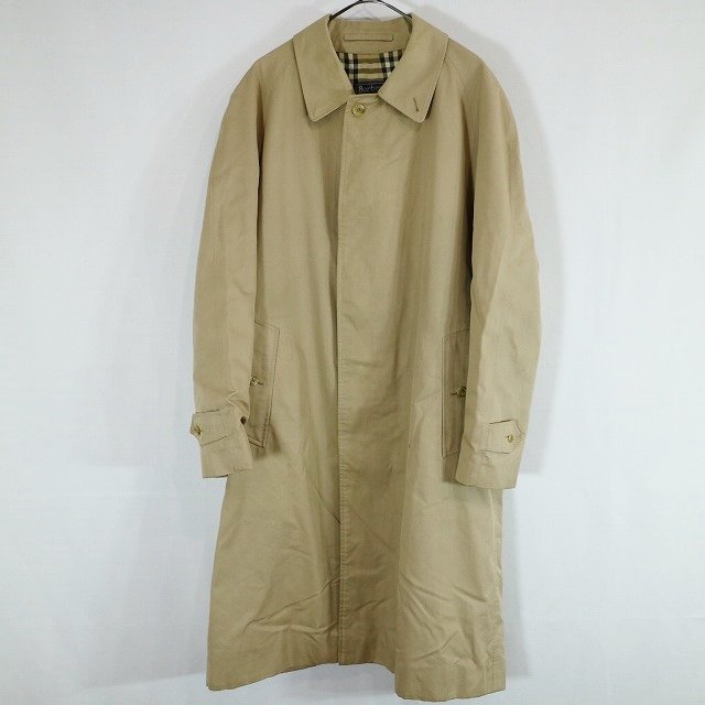 SALE///// Burberrys バーバリーズ ステンカラーコート フォーマル スーツ ビジネス 通勤 ベージュ ( メンズ 50 ) M9399の画像1