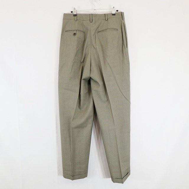 SALE///// 90s J.CREW ジェイクルー 2タック スラックス フォーマル スーツ ビジネス 通勤 オールド グレー ( メンズ 32 ) M9640_画像2