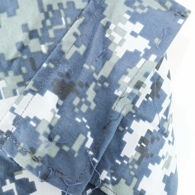 SALE///// 00s 米軍 実物 U.S.NAVY NWU GORE-TEXパーカージャケット ミリタリー 迷彩柄 ( メンズ LARGE/LREGULAR ) 4/ m8799_画像3
