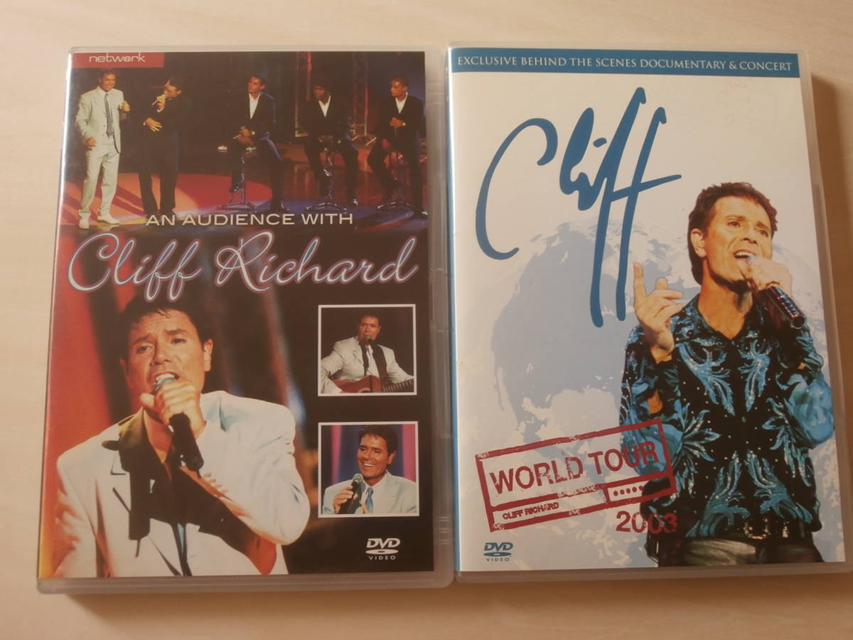 音楽DVD&disc " AN AUDIENCE WITH.., CLIFF WORLD TOUR 2003 " Cliff Richard クリフ・リチャード_画像1