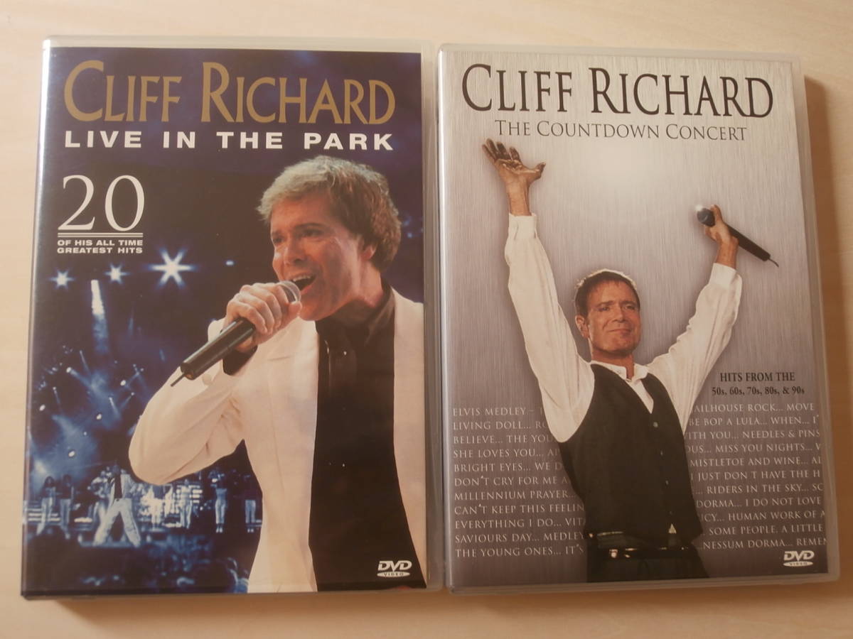 音楽DVD&disc " LIVE IN THE PARK , THE COUNTDOWN CONCERT " Cliff Richard クリフ・リチャード_画像1