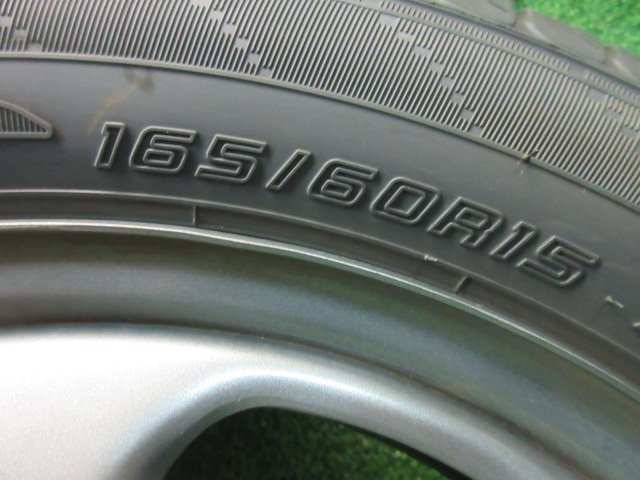 TOPY製 スチール 15インチ 15x4.5J PCD100 +？ 4H 165/60R15 1本　ソリオ ハスラー 等　　2023.11.24.O.4-A60_画像5