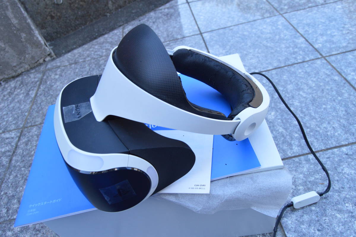 E992 中古 未検品 ジャンク ソニー SONY PlayStation VR プレイステーションVR 本体 ヘッドセット カメラ同梱版 PS4 PSVR CUH-ZVR1 A_画像5