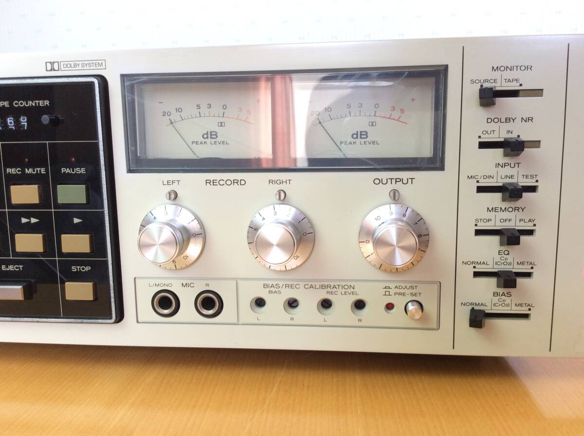 TEAC　Ｃ－３　STEREO CASSETTE DECK　ティアック　3ヘッド　ステレオ カセットデッキ　動作品_画像4