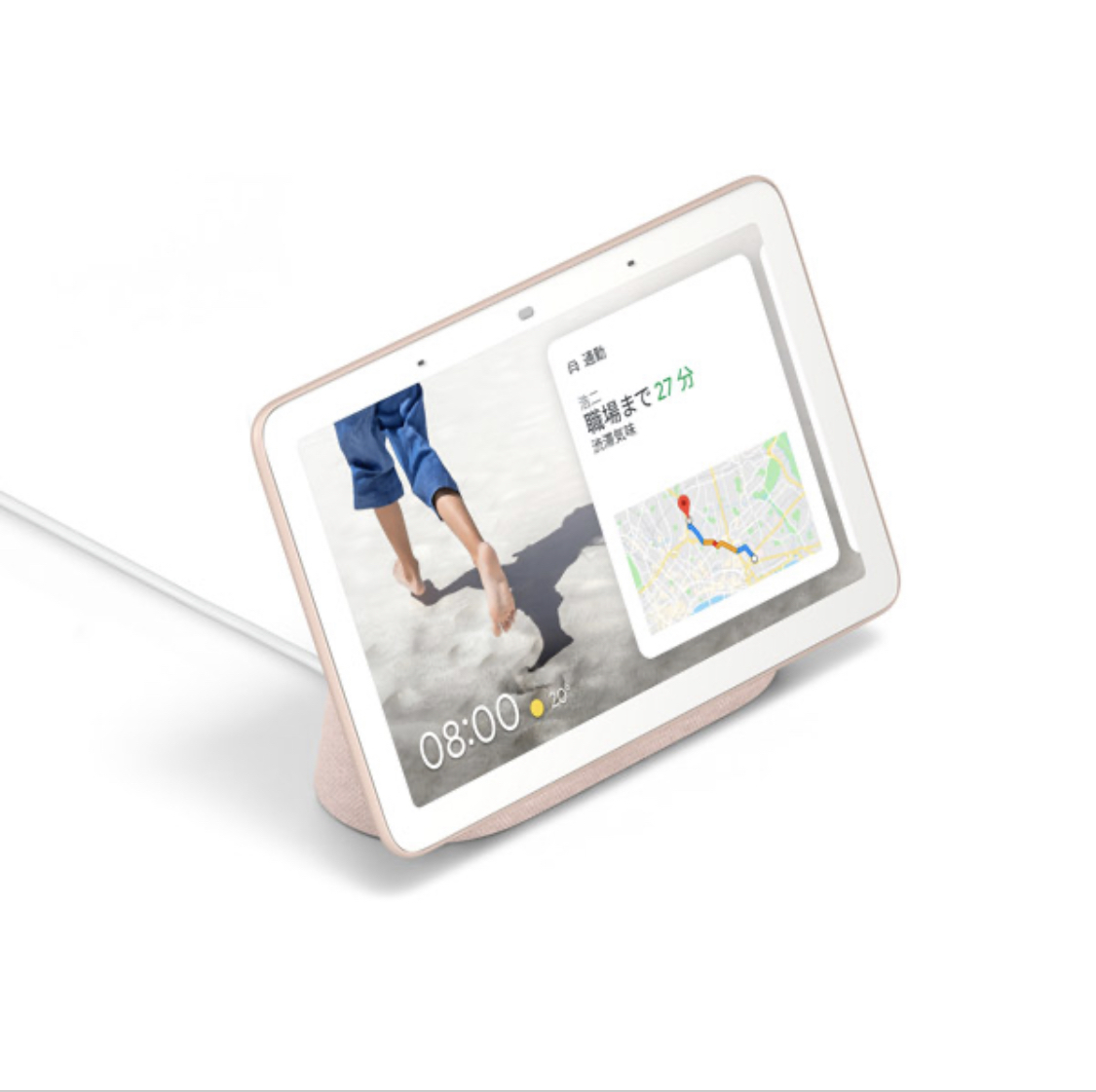 【値下げ】Google Nest Hub sand GA00517-JP 国内正規品 スマートホームディスプレイ Bluetooth Wi-Fi 対応_画像2