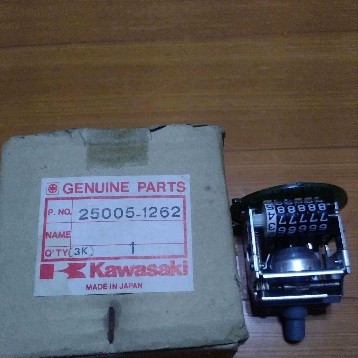 カワサキ　KLR600-B4/B2　KLR600-A1/B2　スピードメーター　品番25005-1262　MPH Kawasaki　動作未確認　klr600　KLR600 _画像5