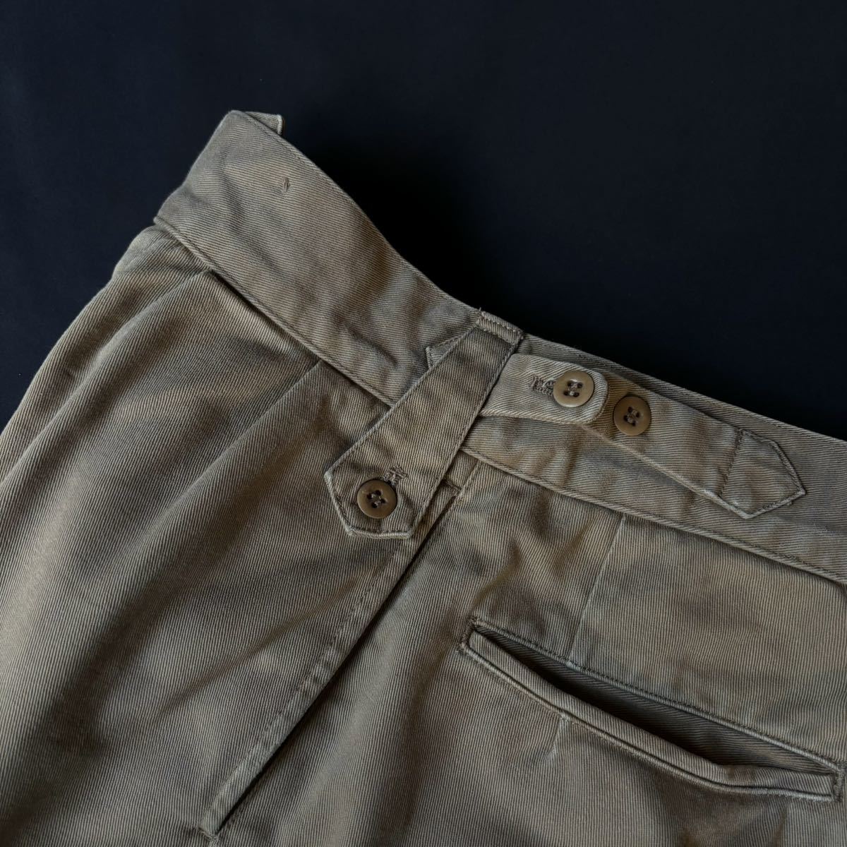 RRL Gurkha Chino Trousers Belted Chino Pants W29 ダブルアールエル グルカチノ ベルテッドチノトラウザー チノパン グルカパンツ _画像7