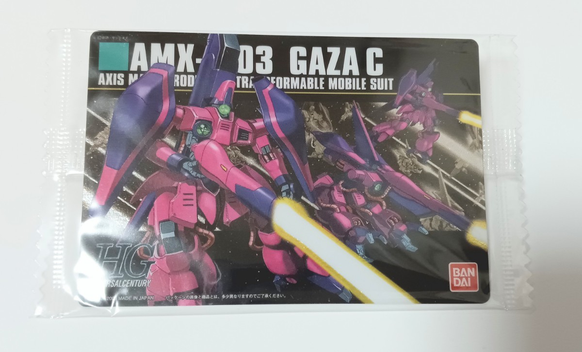 AMX-003　ガザC　GUNDAM　ガンプラパッケージアートコレクション　ウエハース　203_画像1