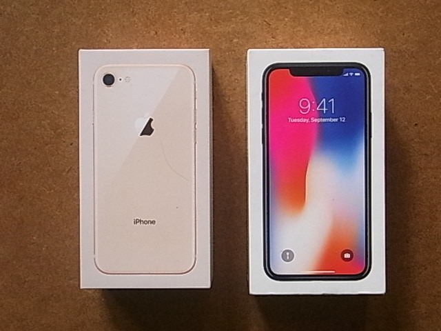 IPHONE8/IphoneX  внешняя коробка  　 маленькая коробка 　 стоимость доставки 410  йен   подержанный товар 