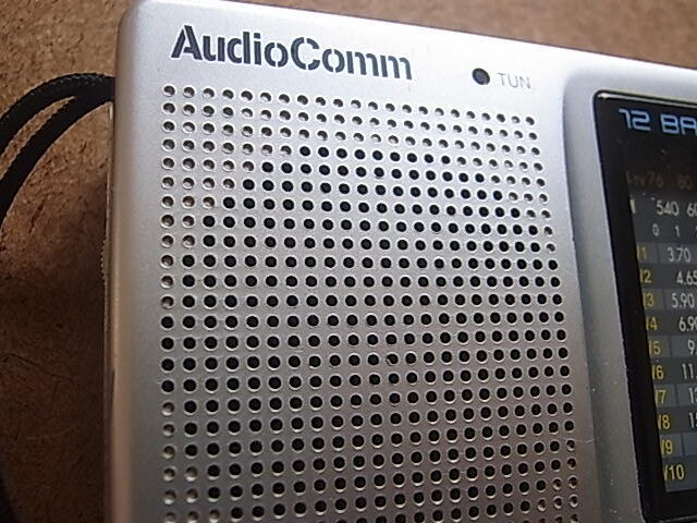 OHM　AudioComm ラジオ AM/FM/SW1～10 12BAND　送料230円　中古_画像5