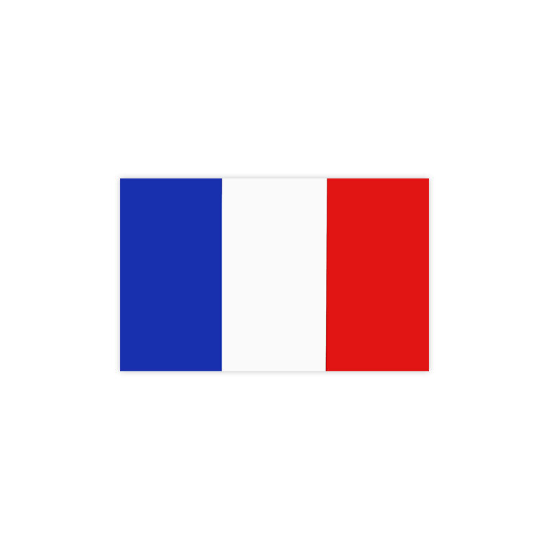 国旗◆メール100円◆ フランス 小 PP素材,耐水 東洋マーク ステッカー Z-1250_画像1