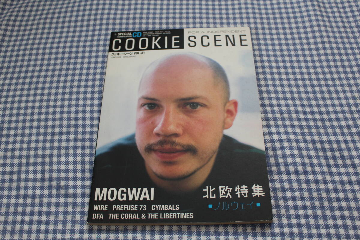 cookie scene クッキー・シーン vol.31 mogwai cymbals 土岐麻子 wire 北欧特集 ノルウェイ Arab strap Evan dando four tet CD付 _画像1