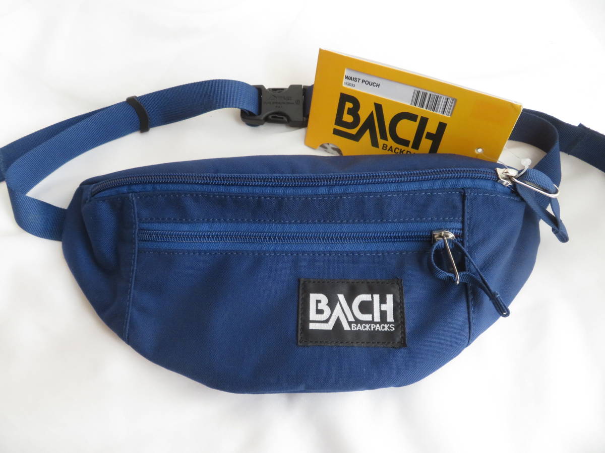  unused BACH BACKPACKSba is WAIST POUCH belt bag blue blue CORDURA free shipping * stock bar rio 