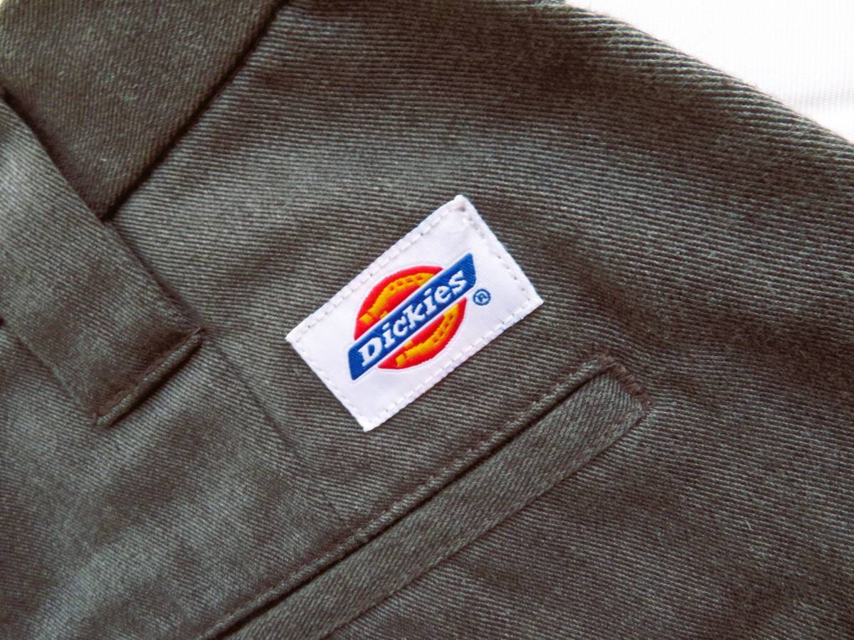 LOWRYS FARM Dickies ローリーズファーム × ディッキーズ 別注 ワーク 7分丈 パンツ グレー サイズL ポリコットン レディース_画像4