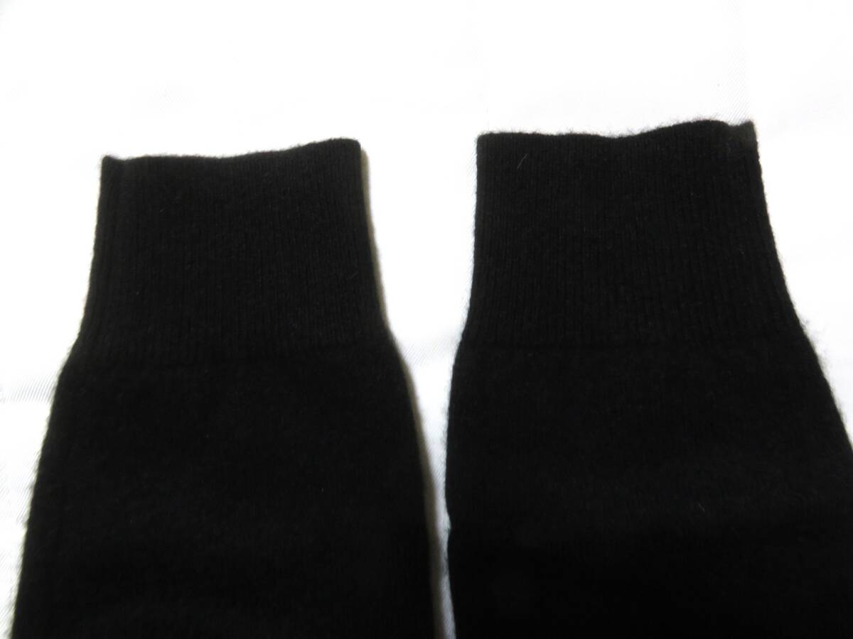 UNIQLO ユニクロ カシミヤ 100% Vネック 長袖 セーター ニット サイズM 黒 ブラック 送料無料 _画像5